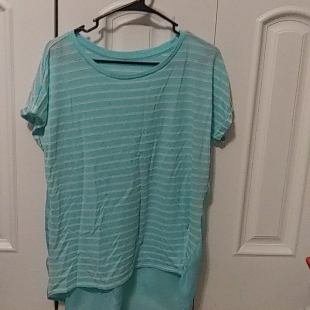 Blue Striped Blouse